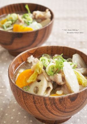 【減塩】澄まし豚汁-レシピのメイン写真