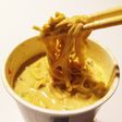 アレンジカップ麺!ミルクカレーヌードル♡