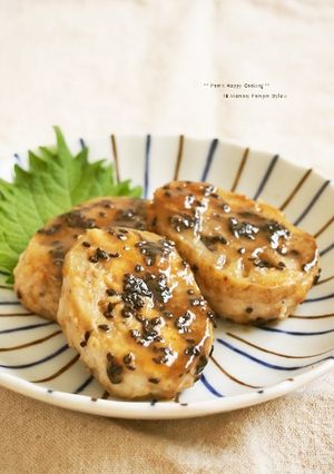 【減塩】肉詰め蓮根の胡麻絡め-レシピのメイン写真