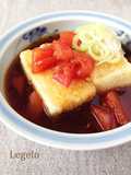 トマトあん♪フライパンで揚げだし豆腐