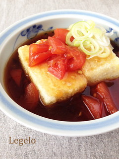 トマトあん♪フライパンで揚げだし豆腐-レシピのメイン写真