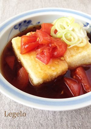 トマトあん♪フライパンで揚げだし豆腐-レシピのメイン写真