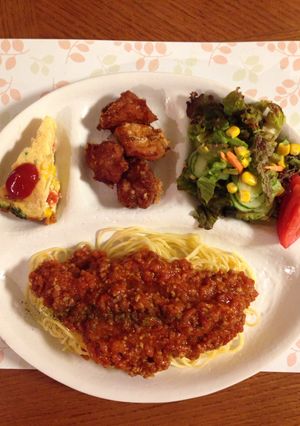 簡単ミートパスタ♡ワンプレート-レシピのメイン写真