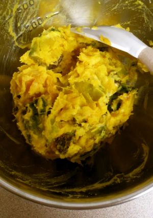ヨーグルトで食べやすく。かぼちゃサラダ-レシピのメイン写真