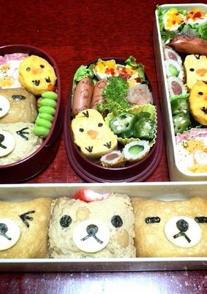 キャラ弁 リラックマ・コリラックマ-レシピのメイン写真