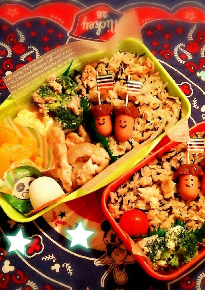 秋鮭の炊き込みご飯弁当✨❤-レシピのメイン写真