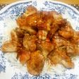 鶏モモ肉のカリカリ甘辛酢ソ−スかけ