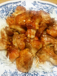 鶏モモ肉のカリカリ甘辛酢ソ−スかけ-レシピのメイン写真
