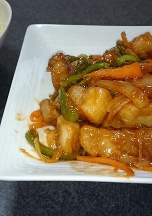 カレー用豚肉でポークチャップ-レシピのメイン写真