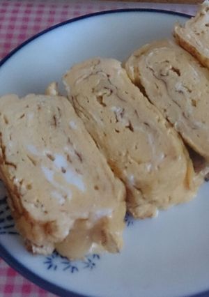 麺つゆ玉子焼きかつおぶし-レシピのメイン写真