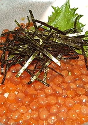 いくらの大葉にんにく醤油漬-レシピのメイン写真