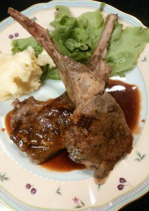 骨付きラム肉のソテー-レシピのメイン写真
