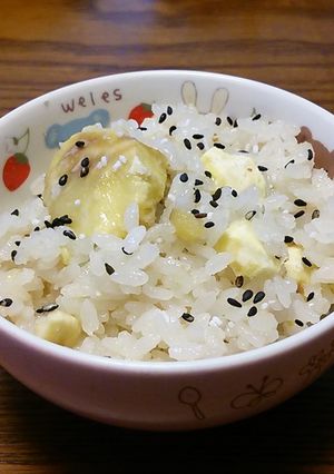 クリごはん、うめー！しゅ。-レシピのメイン写真