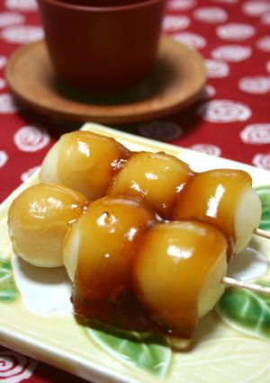 ヘルシー＊豆腐入りみたらし団子-レシピのメイン写真
