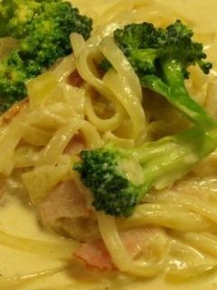ブロッコリーとベーコンのクリームパスタ-レシピのメイン写真