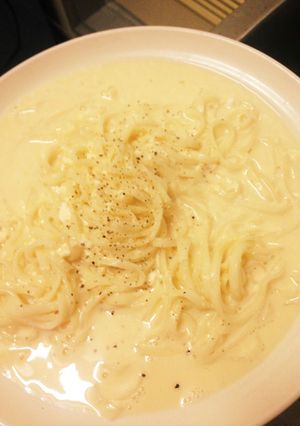 ありものdeカルボうどん-レシピのメイン写真