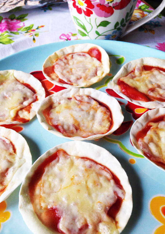 超簡単！餃子の皮でアレンジピザ♪-レシピのメイン写真