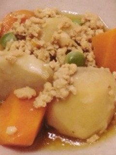 圧力鍋で里芋のそぼろ煮〜(o˘◡˘o)♡-レシピのメイン写真