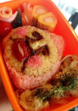 ギャルママのキャラ弁☆カクレモモジリ-レシピのメイン写真
