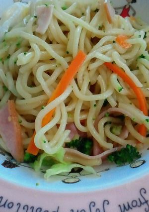 ☆野菜たっぷり塩焼きそば 簡単幼児食-レシピのメイン写真