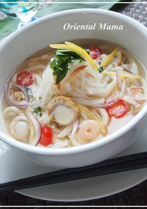 ヘルsea！レモン塩なポカポカうどん-レシピのメイン写真