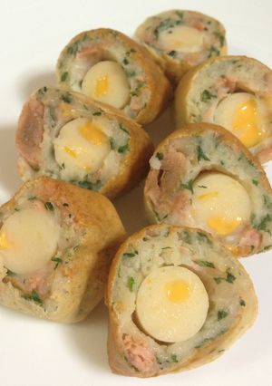 鮭と大葉のチーカマロール-レシピのメイン写真
