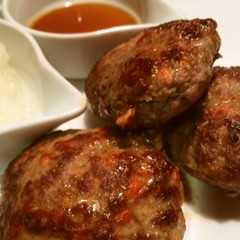 รูปของ 鮭のコラボハンバーグ完成