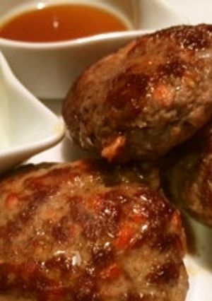 鮭のコラボハンバーグ完成-レシピのメイン写真