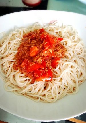 子供もパクパク★トマトとツナの素麺-レシピのメイン写真