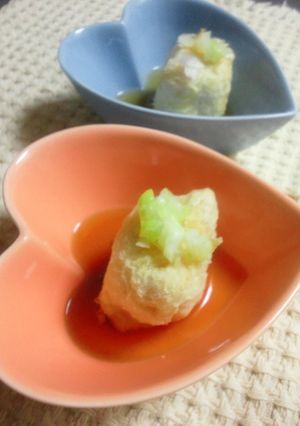 裏返し油揚げde揚げない～揚げ出し豆腐♪-レシピのメイン写真