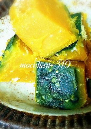 かぼちゃの塩麹煮☆材料はふたつだけ-レシピのメイン写真