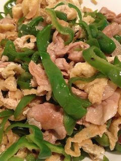豚肉とピーマン、油揚げの生姜焼き風-レシピのメイン写真