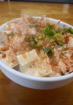冷や奴ご飯-レシピのメイン写真