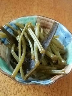 さつまいもの茎の煮物 佃煮風?-レシピのメイン写真
