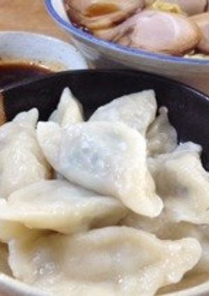 【男のジャンク飯】水餃子＋水餃子のタレ-レシピのメイン写真