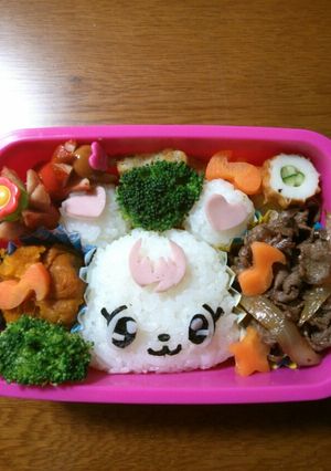 ジュエルペット♥ラブラ キャラ弁-レシピのメイン写真