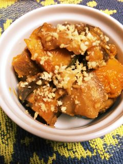 簡単!カボチャと茄子の味噌和え-レシピのメイン写真