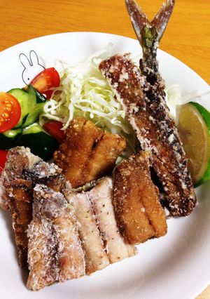 さんまの竜田揚げ♪2種の味♪-レシピのメイン写真