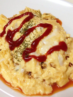 豆腐で!ヘルシーチーズオムライス-レシピのメイン写真