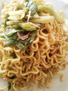 簡単、長ネギと桜えびの焼きそば-レシピのメイン写真