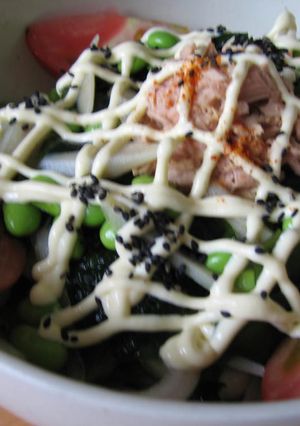 野菜たっぷり♪サラダうどん-レシピのメイン写真