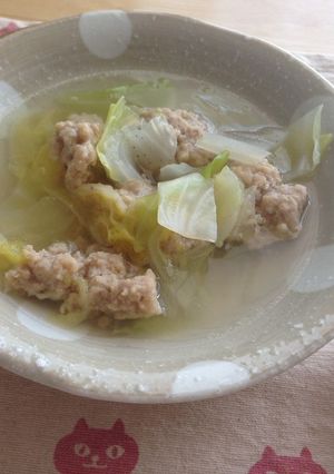 肉だんごと残り野菜のスープ-レシピのメイン写真