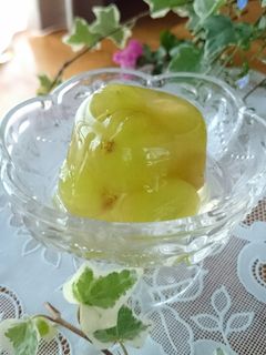 ぶどう(ピオーネ)丸ごとゼリー★デザート-レシピのメイン写真