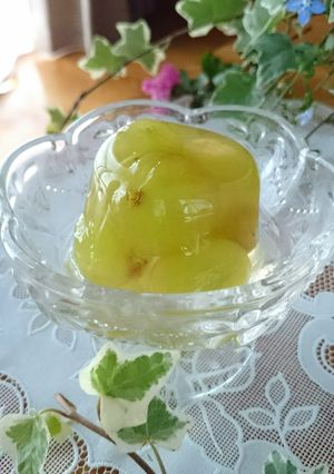 ぶどう(ピオーネ)丸ごとゼリー★デザート-レシピのメイン写真