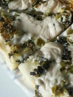 ★高菜とゴマ豆腐のピザ★-レシピのメイン写真