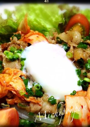 簡単 ボリュームたっぷり 焼肉丼ぶり-レシピのメイン写真