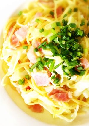 キャベツとベーコンのシンプルパスタ-レシピのメイン写真