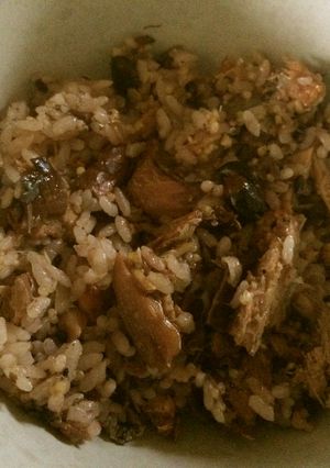レンジで炊き込みごはん （鯖缶編）-レシピのメイン写真