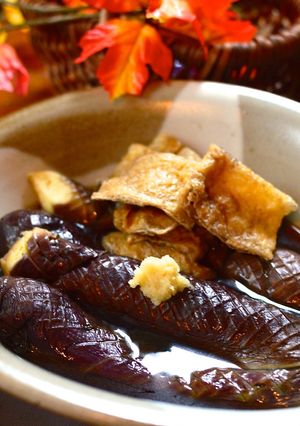 圧力鍋で1分!ナスと油揚げの簡単含め煮-レシピのメイン写真