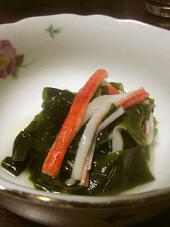 ☆包丁いらず☆わかめとカニカマの中華和え-レシピのメイン写真